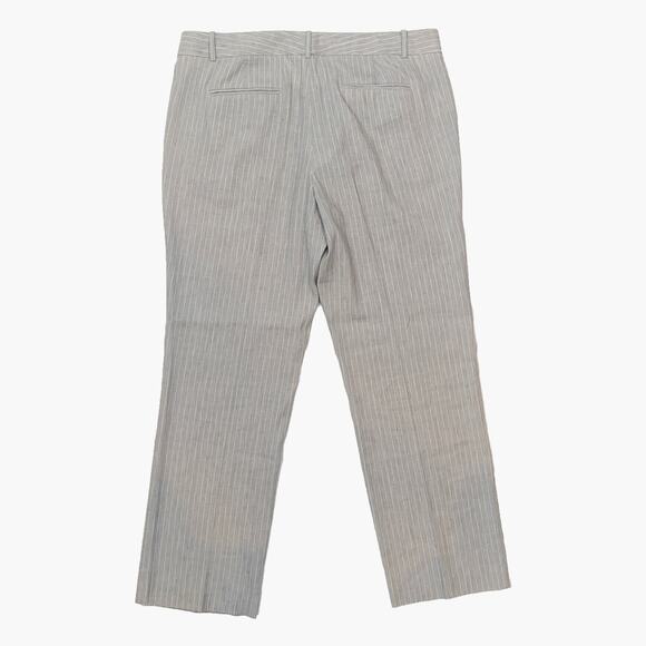 ANN TAYLOR Plus Size Linen Blend Single-Breasted 2 Piece Suit (Gray | Size 16) - Picture 9 of 13